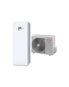 Toshiba HWT-401HW-E / HWT-601F21ST6W-E ESTIA All-in-One Hydrobox (R32, 1 fázis, 6 kW-os elektromos patronnal, beépített HMV tartállyal)